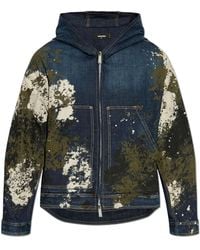 DSquared² - Denim Jas Met Capuchon - Lyst