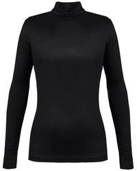 LA HAINE INSIDE US - Truien & Vesten ,Zwart ,Hoogwaardige Lange Mouw Blouse - Lyst