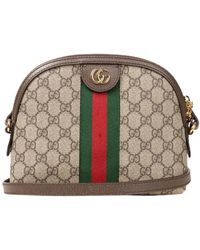 Gucci Ophidia GG Shoulder Bag - Bruin