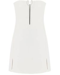Dion Lee - Mini vestido de algodón elástico con detalle metálico - Lyst