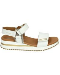 Mephisto - Schoenen ,Wit ,Leer Sportieve Witte Sandalen Met G-Breedte - Lyst
