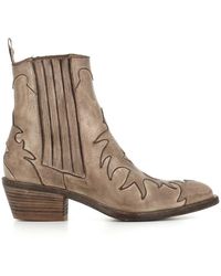 Sartore - Rope leder texanische cowboy stiefel - Lyst