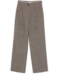 Tela - Straight Trousers - Lyst