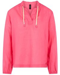 Marc Cain - Lange Mouw Blouse Van Lichte Ramie - Lyst