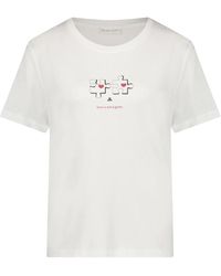Jane Lushka - Camiseta ninja logo | blanco - Lyst