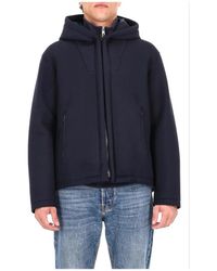 Herno - Jassen ,Blauw ,Polyester 3-Layer Scuba Jacket - Lyst