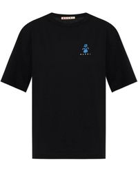 Marni - Tops ,Zwart ,T-Shirts - Lyst