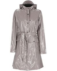 Rains - Curve Long Jacket - Lyst