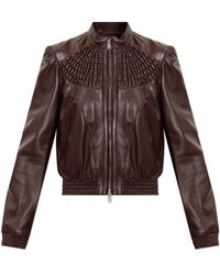 McQueen - Leather Jackets - Lyst