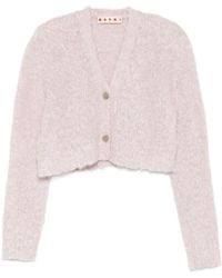 Marni - Truien & Vesten ,Roze ,Cropped Vest - Lyst
