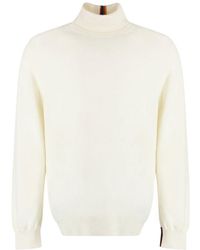 Paul Smith - Cashmere turtleneck sweater,gerippter cashmere rollkragenpullover - Lyst