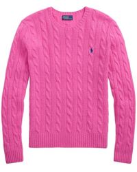 Polo Ralph Lauren - Cable Knit Crew Neck - Lyst
