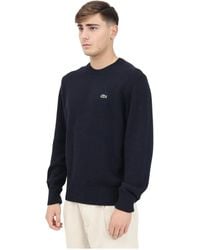 Lacoste - Round-Neck Knitwear - Lyst