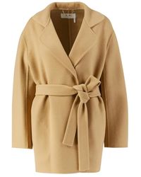 Chloé - Coats > belted coats - Lyst