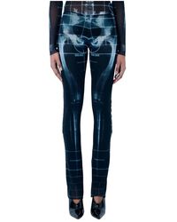 Jean Paul Gaultier - Squeletor mesh hose - Lyst