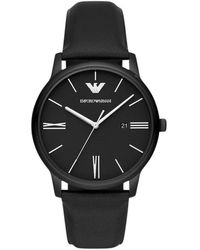 Emporio Armani - Minimalist Watch Ar11573 Leather (Archived) - Lyst