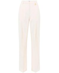 Elisabetta Franchi - Straight Trousers - Lyst