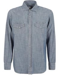 Eleventy - Shirts > denim shirts - Lyst