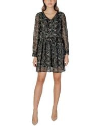 ONLY - Zwarte Jurk Herfst/Winter Collectie - Lyst