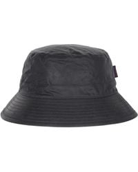 Barbour - Iconico cappello a secchiello in cotone cerato - Lyst
