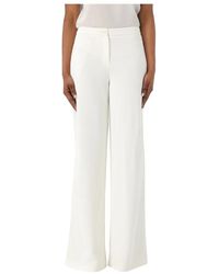 Emporio Armani - Wide Trousers - Lyst