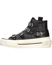 Ash - Schoenen ,Zwart ,Leer Hoge Sneakers - Lyst