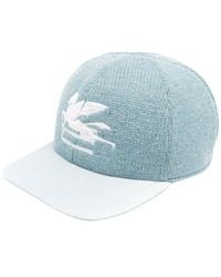 Etro Pegaso Logo Baseball Cap - Blau