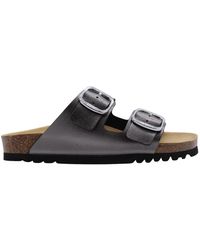 Scholl - Schoenen ,Grijs ,Comfortabele Slipper Voor Dagelijks Gebruik - Lyst