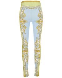Versace - Broeken ,Veelkleurig ,Printed Leggings - Lyst