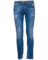 Roy Rogers - Clay jeans - denim lavaggio chiaro - slim fit - Lyst
