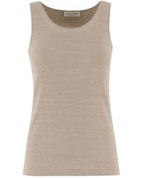 Le Tricot Perugia - Sleeveless Tops - Lyst