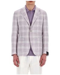 Tagliatore - Jassen ,Paars ,Wol Jassen Lila - Lyst
