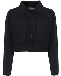 Max Mara - Jassen ,Blauw ,Wol Poggio Jacket - Lyst