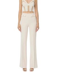 Elisabetta Franchi - Wide Trousers - Lyst
