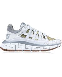 Versace - Sneaker Mit Griechischem Motiv Und Schnürung Für Damen - Lyst
