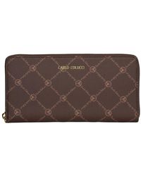 carlo colucci - Wallet Mit Logo-Print - Lyst