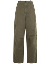 Fendi - Doppio Punto Katoenen Cargo Broek - Lyst