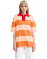 Sunnei - Gestreepte Polo - Lyst