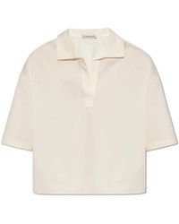Moncler - Polo shirt con patch del logo - Lyst