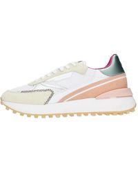 Date - Schoenen ,Veelkleurig ,Leer Sneakers Multi Colour - Lyst
