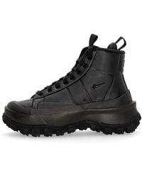 Nike - Hoher Schnürstiefel Schwarz/Rot/Blau - Lyst