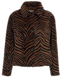 P.A.R.O.S.H. - Faux Fur & Shearling Jackets - Lyst