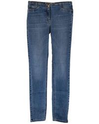 Elisabetta Franchi - Jeans mit reißverschluss und knopf - Lyst