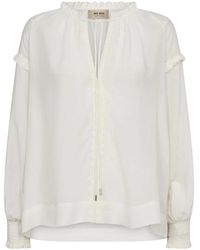 Mos Mosh - Blusa ricamata ispirata al boho ecru - Lyst