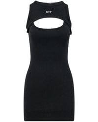 Off-White c/o Virgil Abloh - Layered Sleeveless Mini Dress With - Lyst