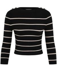 Zimmermann - Crush Stripe Cropped Top - Lyst
