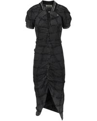 Vivienne Westwood - Graues Kleid Eleganter Stil - Lyst