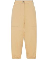 Patrizia Pepe - Cropped Trousers - Lyst
