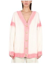 Palm Angels - Patent Leather Effect Cardigan - Lyst