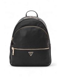 Guess - Tassen ,Zwart ,Manhattan Ii Large Rugzak - Lyst